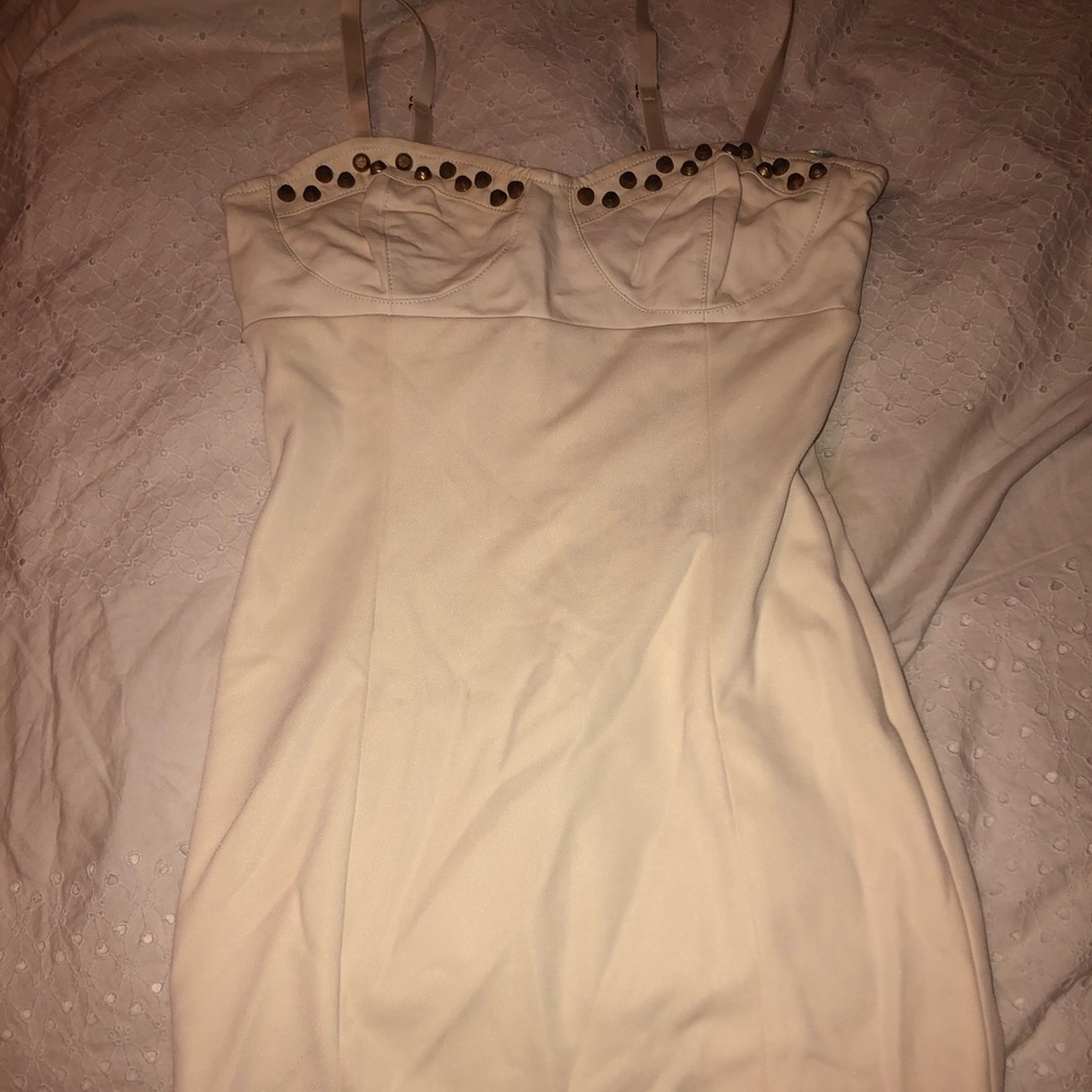 Éclat — White Leather Dress